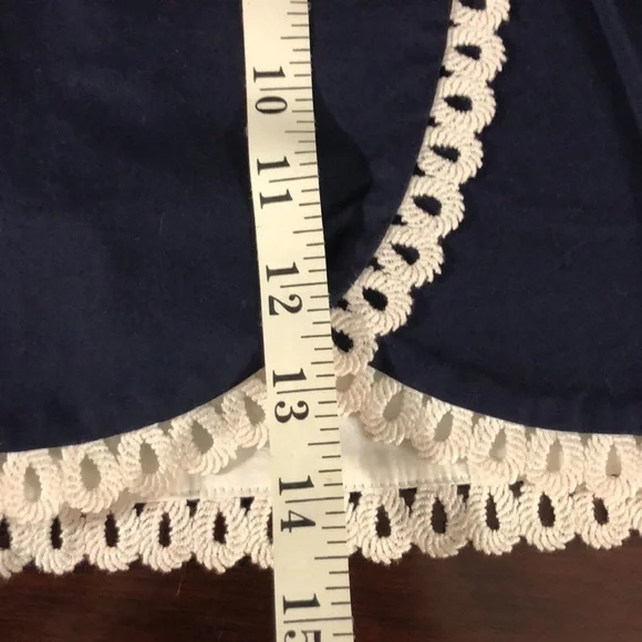 Lilly Pulitzer Navy Blue w/White Trim Skort Size 0 - Picture 12 of 12
